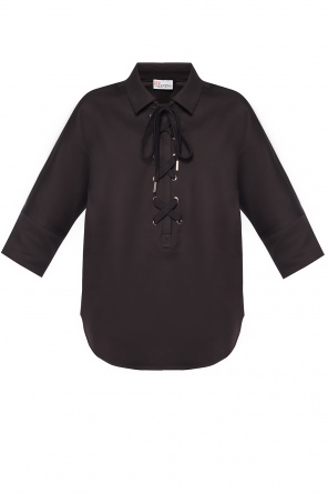 Top with decorative tie fastening, zdjęcie 1 Top with decorative tie fastening od Red Valentino